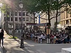 L'emplacement de l’ancien théâtre en 2021.