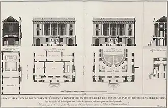 Dessin de la Place royale,