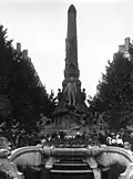 Le monument à Sadi Carnot en 1914.