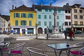 Place de la mairie.
