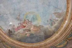 Dubarry : plafond peint.