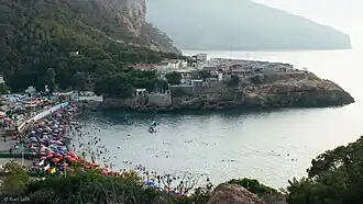 Vu à la plage de Tafsout à Honaïne.