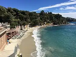 Plage du Rayol (est).