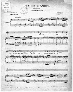 Image illustrative de l’article Plaisir d'amour