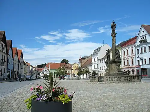 Planá : place de la Liberté.