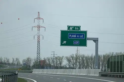 Autoroute D3 : sortie no&nbsp;84.