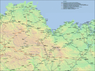 Voir la carte de la ligne.