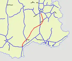 Carte de l’autoroute A 79