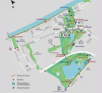 Voir la carte de la ligne.