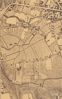 Détail du quartier de Vaise (1847).