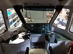 Poste de pilotage d'une DE2 modernisée