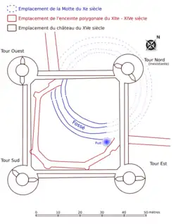 Le plan du château de Pierre&nbsp;II