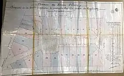 Division des 27 parcelles de la Cité-Jardins du Vogelzang