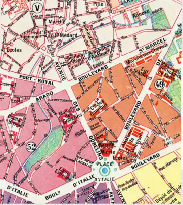 Nord 13e et 5e en 1900.