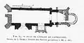 Plan de l'église, dessin de Léo Drouyn (1880)