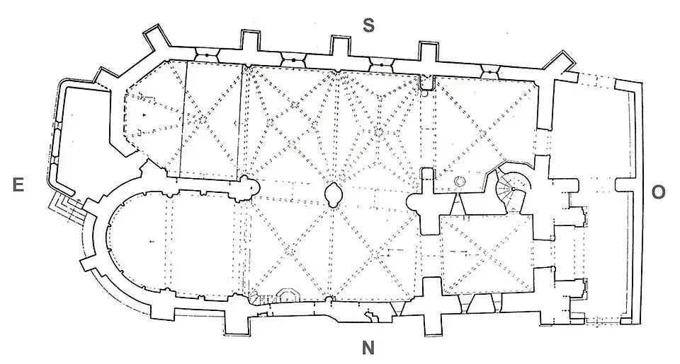 Plan de l'église Saint-Pierre
