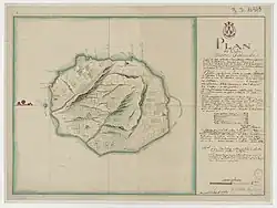 Carte de Marie-Galante, par Delarochette, 1774.