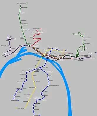 Image illustrative de l’article Transport est-ouest rouennais