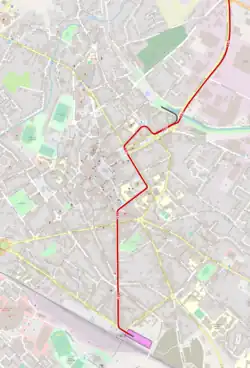 Situation d'origine en 1899.