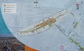 Plan du quartier des Citernes.