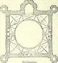 Plan du Gol Gumbaz.