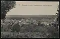 Vue panoramique de Plancoët depuis le Tertre de Brandefer vers 1910.
