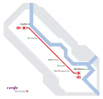 Image illustrative de l’article Cercanías Saragosse