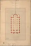 Plans de l'église de 1875.