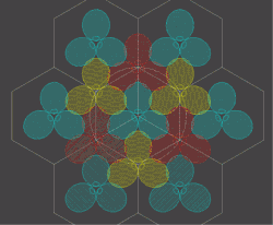 Couverture GSM avec dépointage des pylônes.
