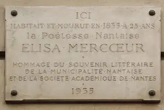 Au no 43 : Élisa Mercœur.