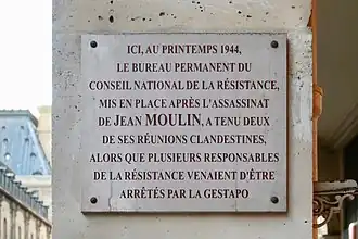 No&nbsp;182 : Conseil national de la Résistance.
