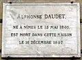 Alphonse Daudet mourut au no 41 le 16 décembre 1897.