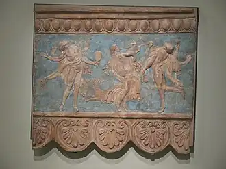 Relief de Campana avec cortège bacchique.