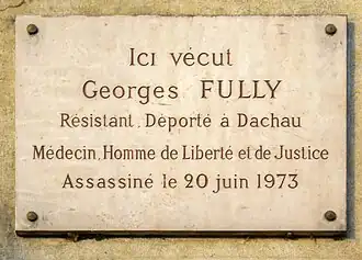 Plaque au no&nbsp;25.