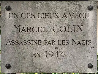 Plaque au no&nbsp;4.