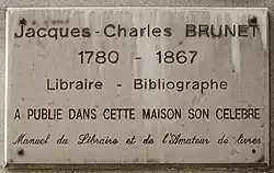 Plaque au no&nbsp;4.