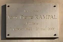 Plaque au no&nbsp;15.