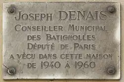 Plaque au no&nbsp;22 ter.