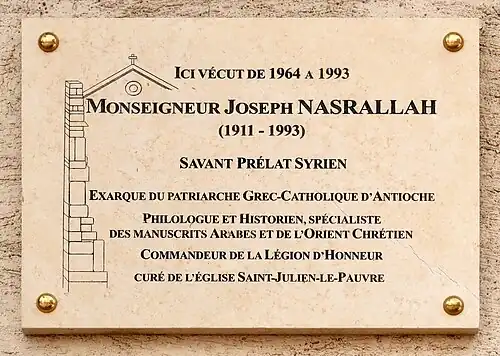 Plaque au no&nbsp;79.