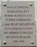 Plaque au no&nbsp;390.