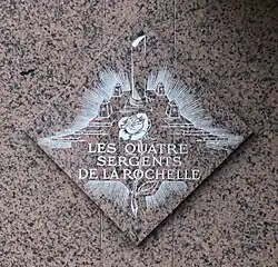 Plaque au no&nbsp;1.