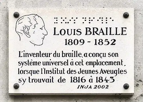 Plaque au no&nbsp;2.