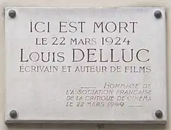 Plaque au no&nbsp;5.