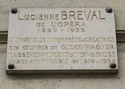 Plaque au no&nbsp;58.