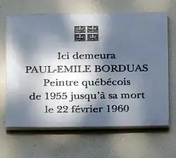 Plaque au no&nbsp;19.