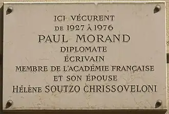 Plaque au no&nbsp;3.