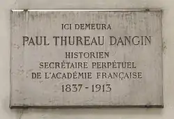 Plaque au no&nbsp;11.
