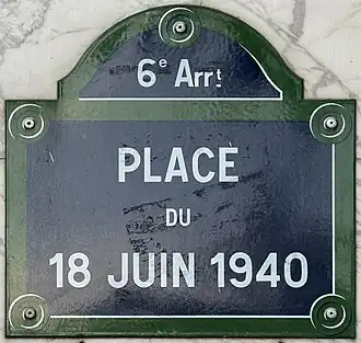 Voir la plaque.