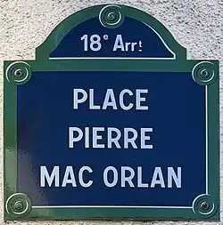 Voir la plaque.