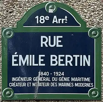 Voir la plaque.